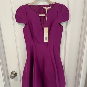 Halston Heritage magenta dress size 0
